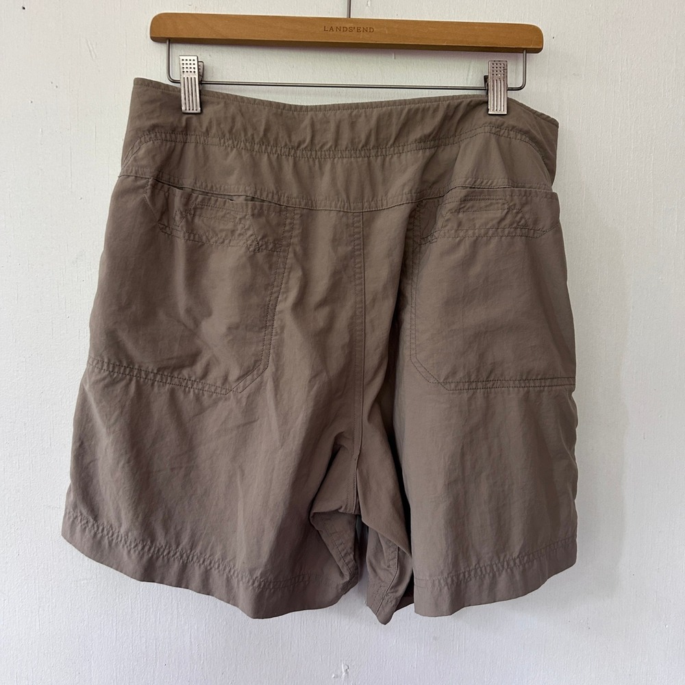 Mountain Hardwear Women XL Hiking Shorts Nylon Belted Gray Pockets Gorpcore - Picture 3 of 4